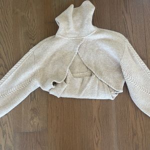 DH New York ash sweater tank in chai